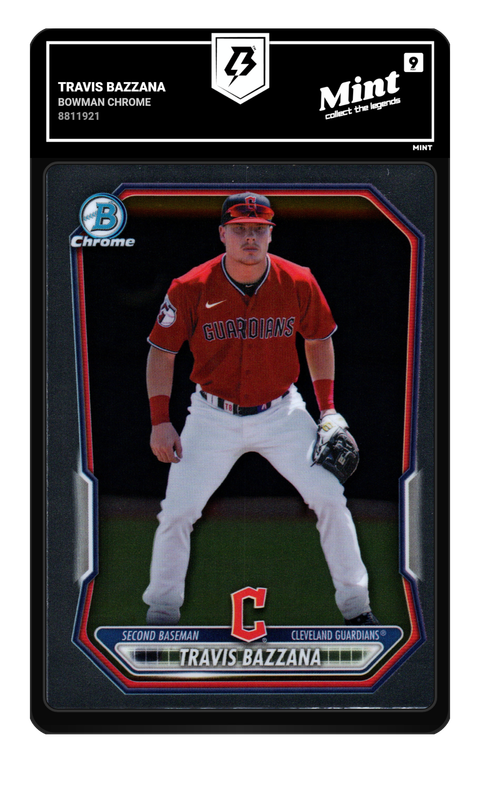 Travis Bazzana 2026 Bowman Chrome graded Mint 9 by TradingCard360