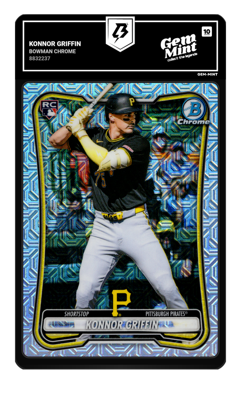 Konnor Griffin 2026 Bowman Chrome graded Gem Mint 10 by TradingCard360