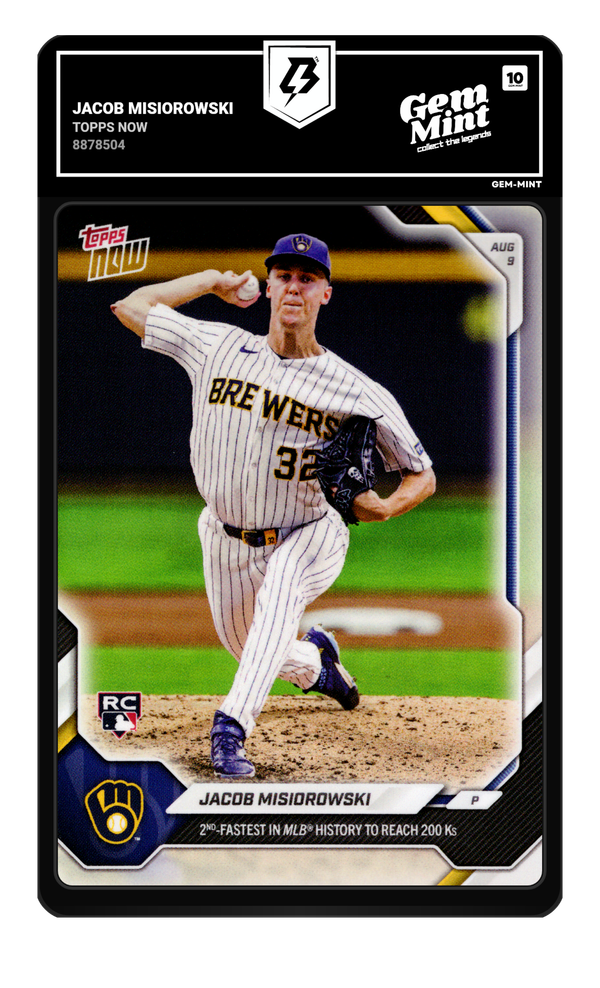 Jacob Misiorowski graded Gem Mint 10