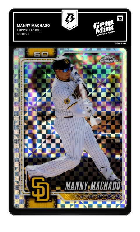 Manny Machado 2026 Topps Chrome graded Gem Mint 10 by TradingCard360