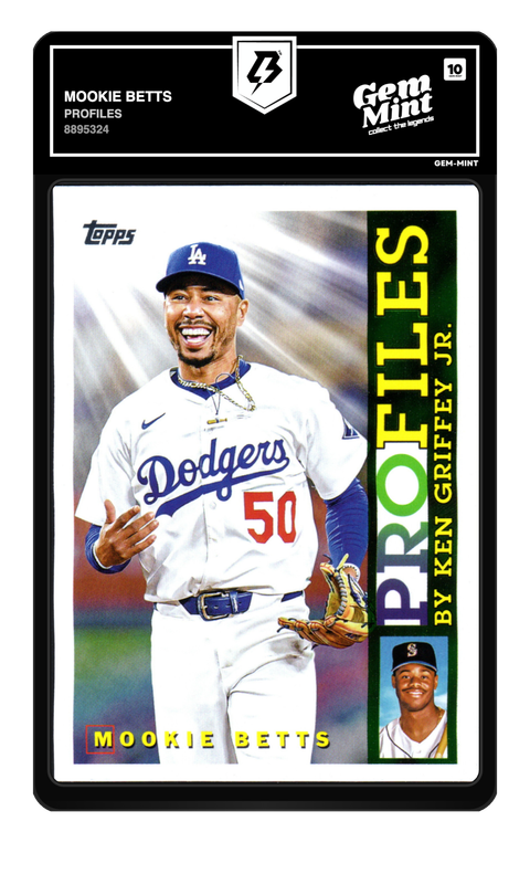 Mookie Betts 2026 Profiles graded Gem Mint 10 by TradingCard360