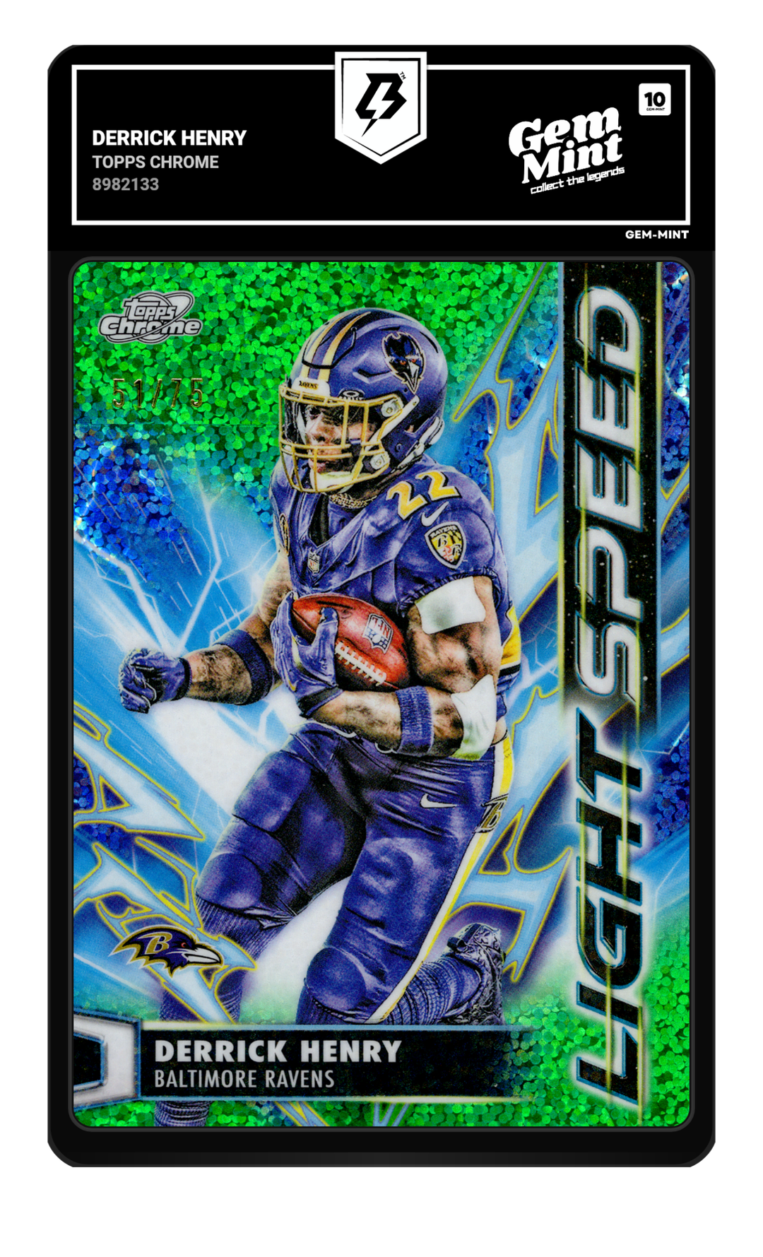 Derrick Henry graded Gem Mint 10