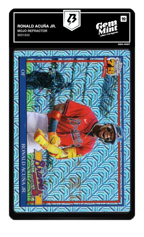 Ronald Acuña Jr. 2026 Mojo Refractor graded Gem Mint 10 by TradingCard360