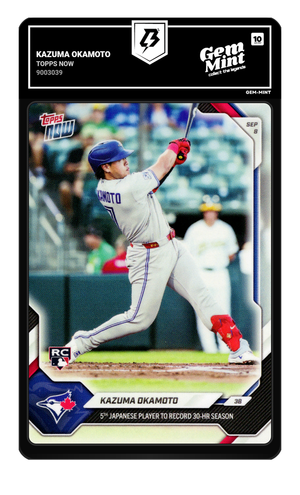 Kazuma Okamoto graded Gem Mint 10