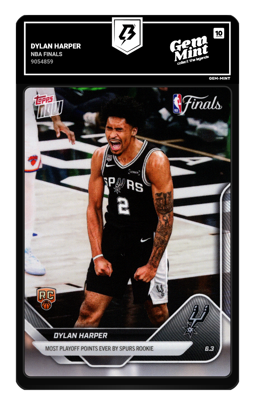 Dylan Harper graded Gem Mint 10