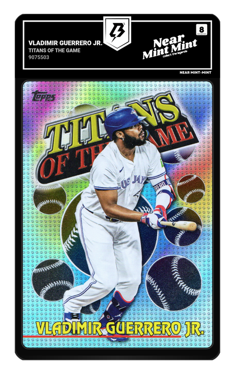 Vladimir Guerrero Jr. 2026 Titans Of The Game graded NM-MT 8 by TradingCard360