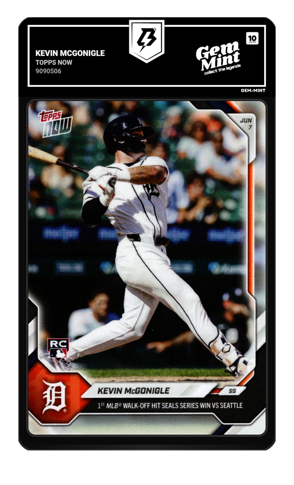 Kevin McGonigle graded Gem Mint 10