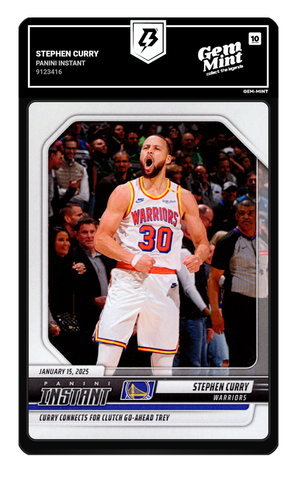 Stephen Curry graded Gem Mint 10