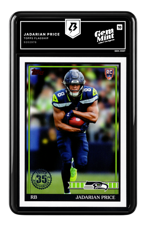 Jadarian Price 2026 Topps Flagship graded Gem Mint 10 by TradingCard360