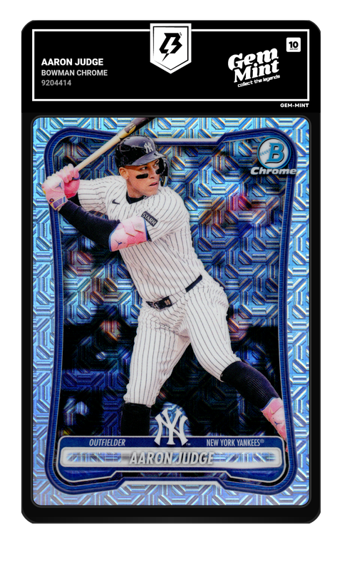 Aaron Judge 2026 Bowman Chrome graded Gem Mint 10 by TradingCard360