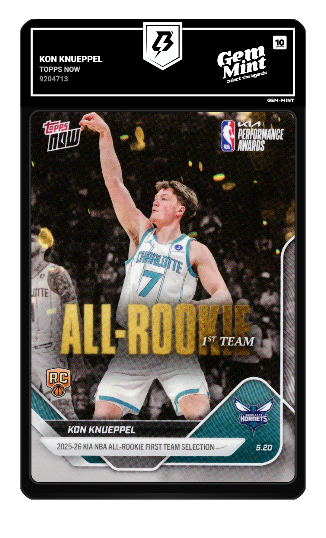 Kon Knueppel graded Gem Mint 10