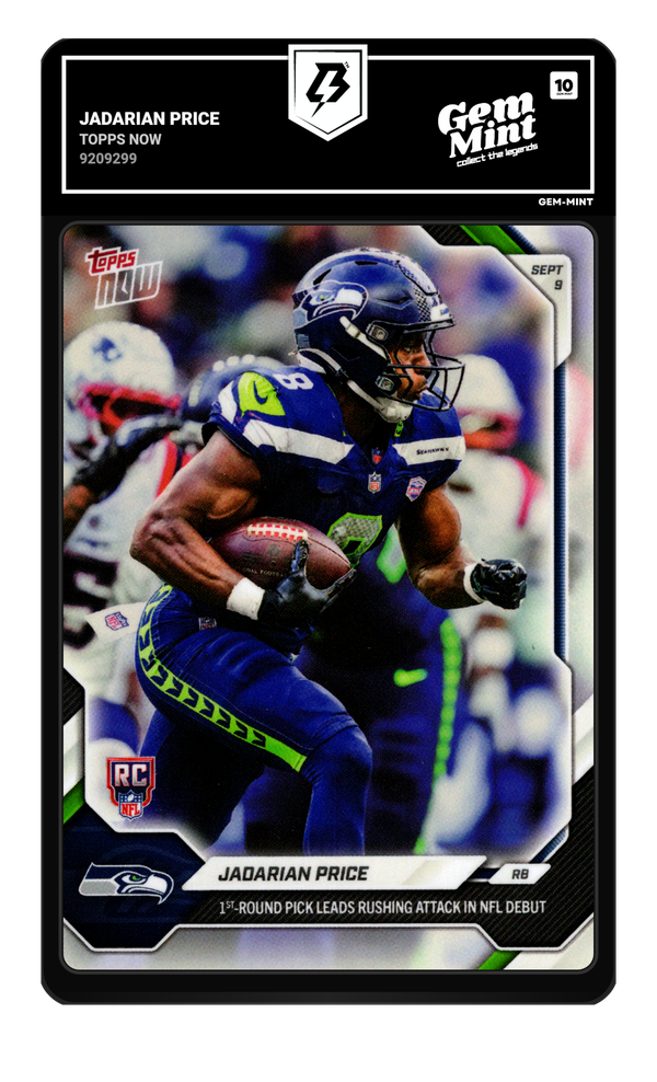 Jadarian Price graded Gem Mint 10