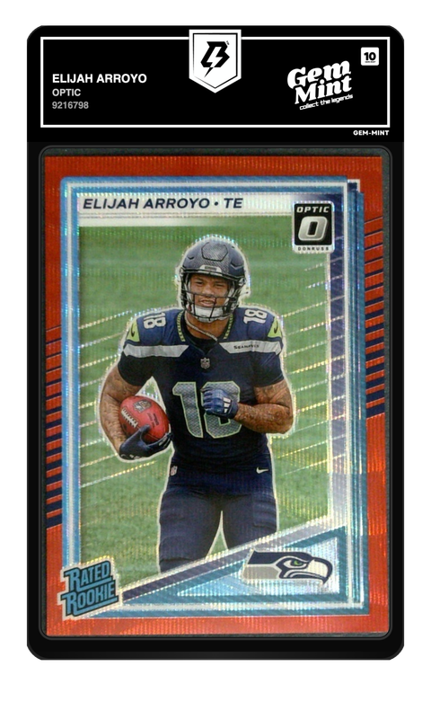 Elijah Arroyo 2025 Donruss graded Gem Mint 10 by TradingCard360