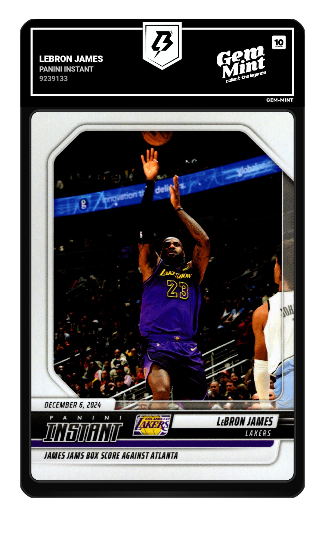 LeBron James graded Gem Mint 10