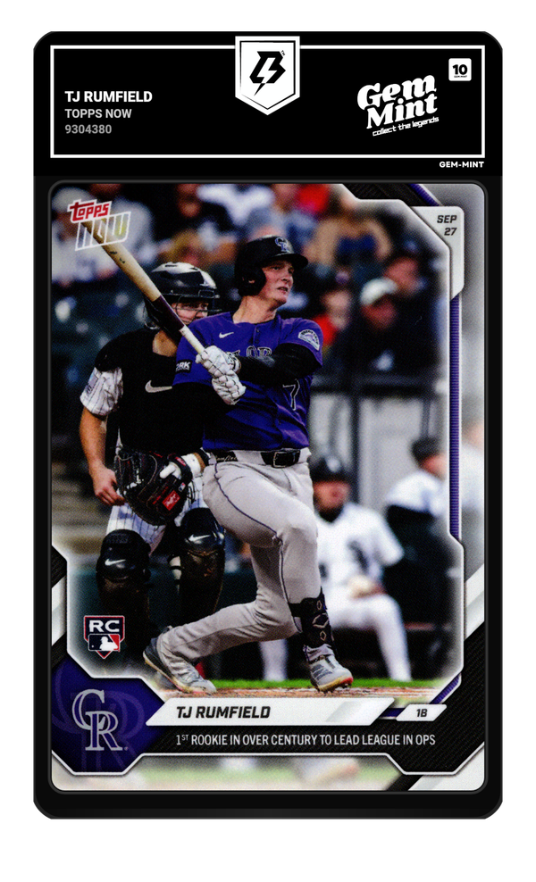 TJ Rumfield graded Gem Mint 10