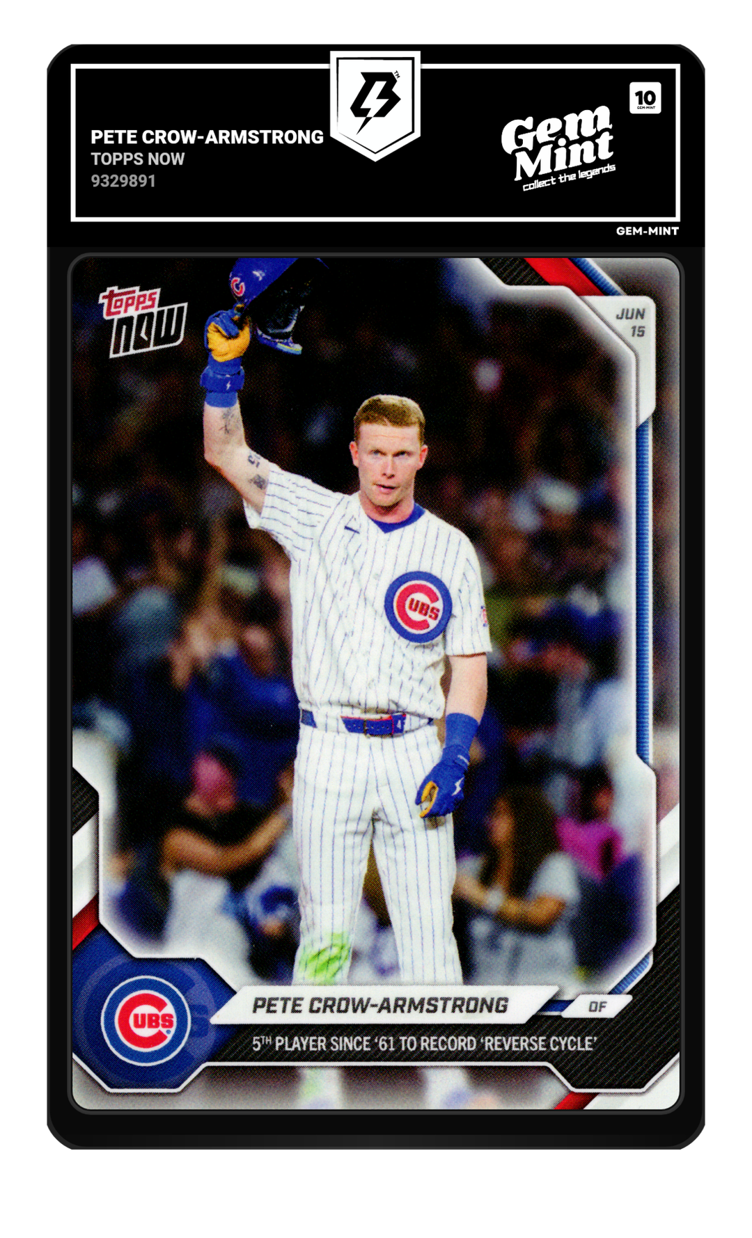 Pete Crow-Armstrong graded Gem Mint 10