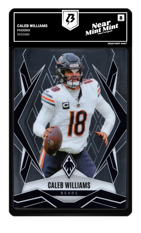 Caleb Williams 2025 Phoenix graded NM-MT 8 by TradingCard360