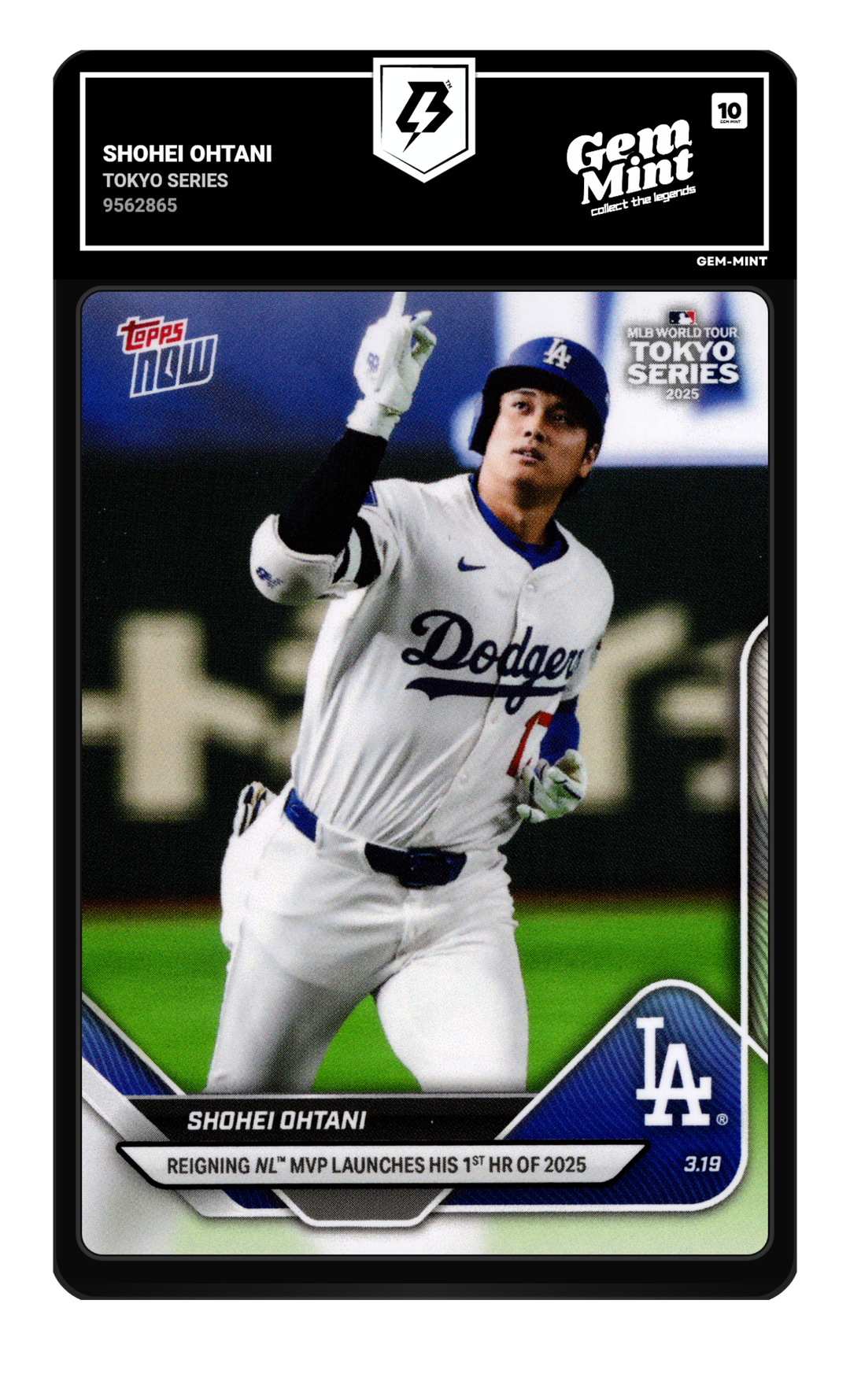 Shohei Ohtani graded Gem Mint 10