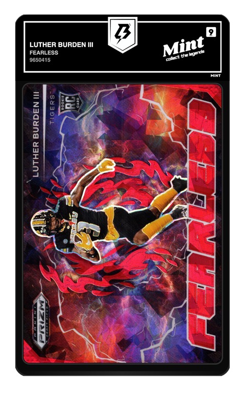 Luther Burden III 2025 Fearless graded Mint 9 by TradingCard360