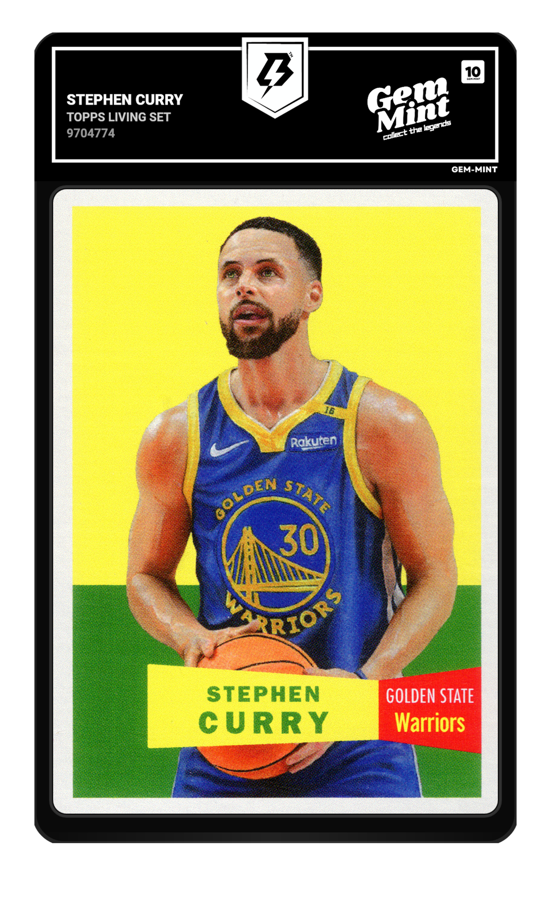 Stephen Curry graded Gem Mint 10