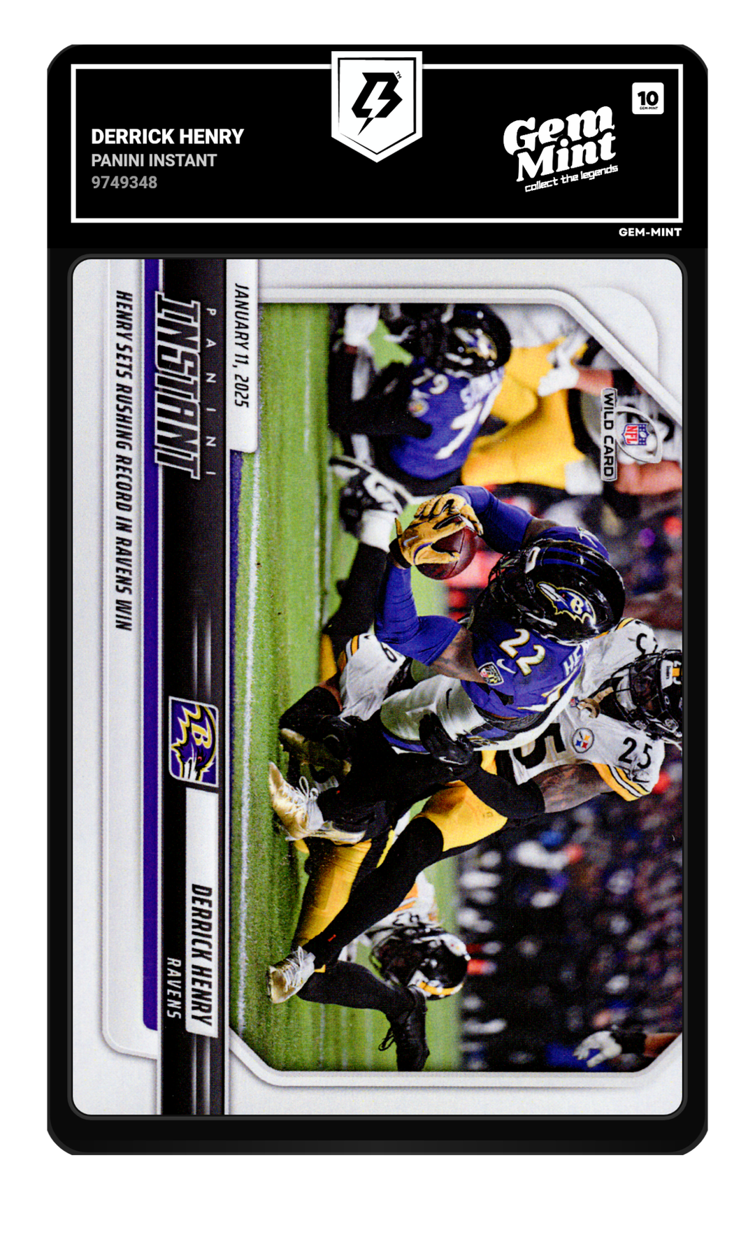 Derrick Henry graded Gem Mint 10