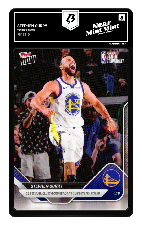 Stephen Curry graded NM-MT 8
