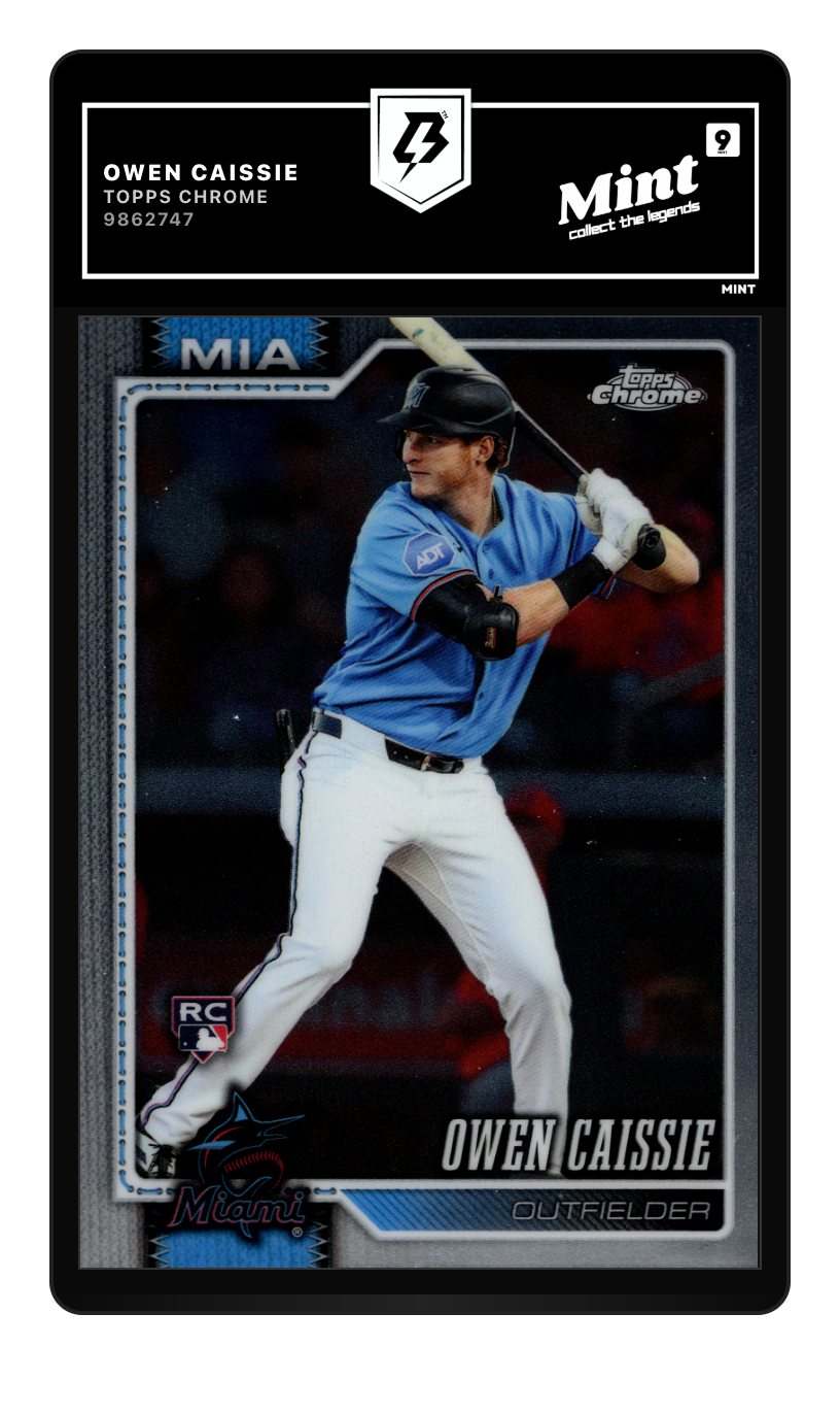 Owen Caissie graded Mint 9