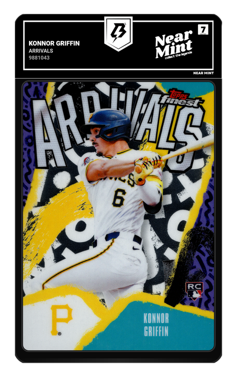 Konnor Griffin 2026 Arrivals graded Near Mint 7 by TradingCard360
