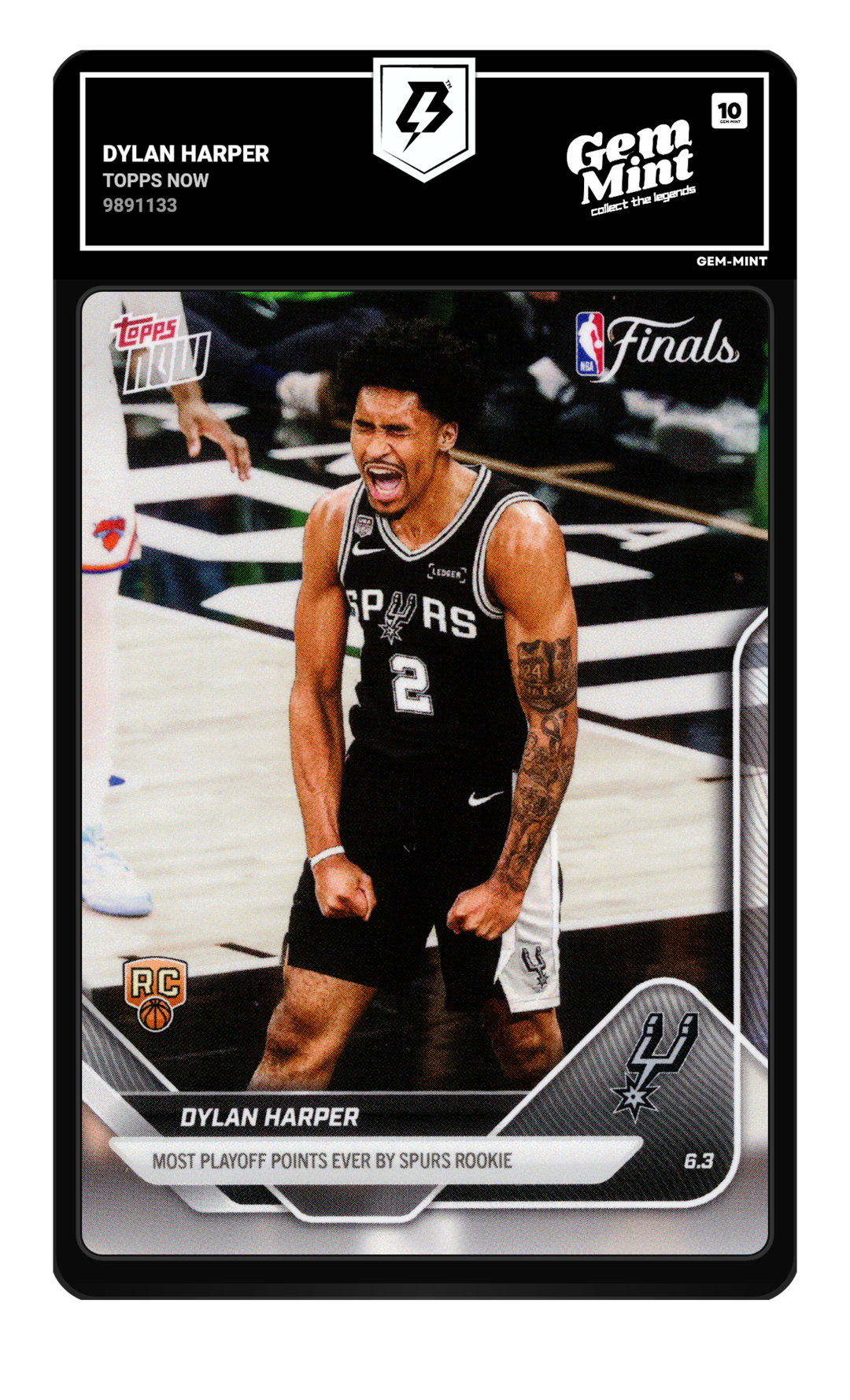 Dylan Harper graded Gem Mint 10