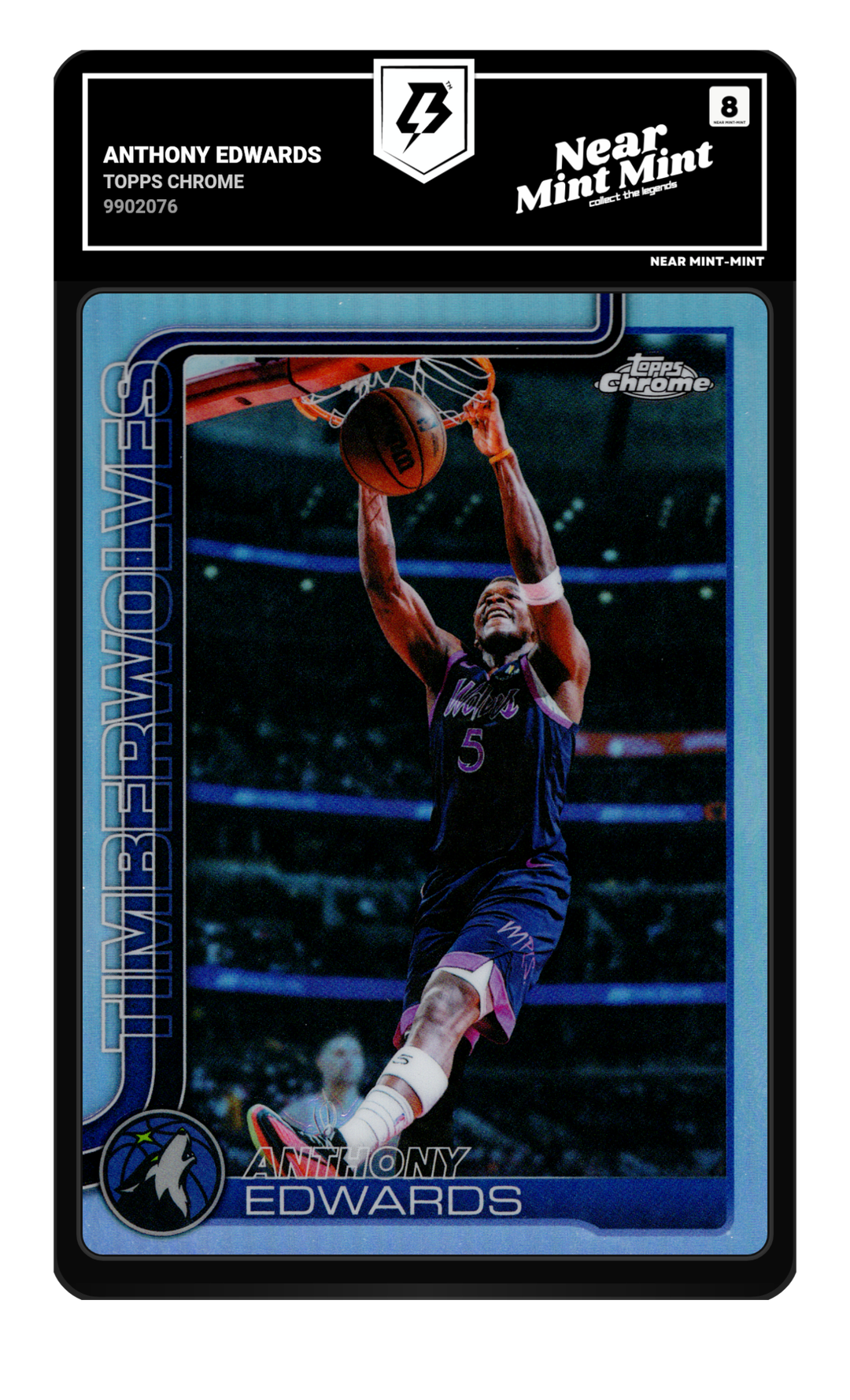 Anthony Edwards graded NM-MT 8
