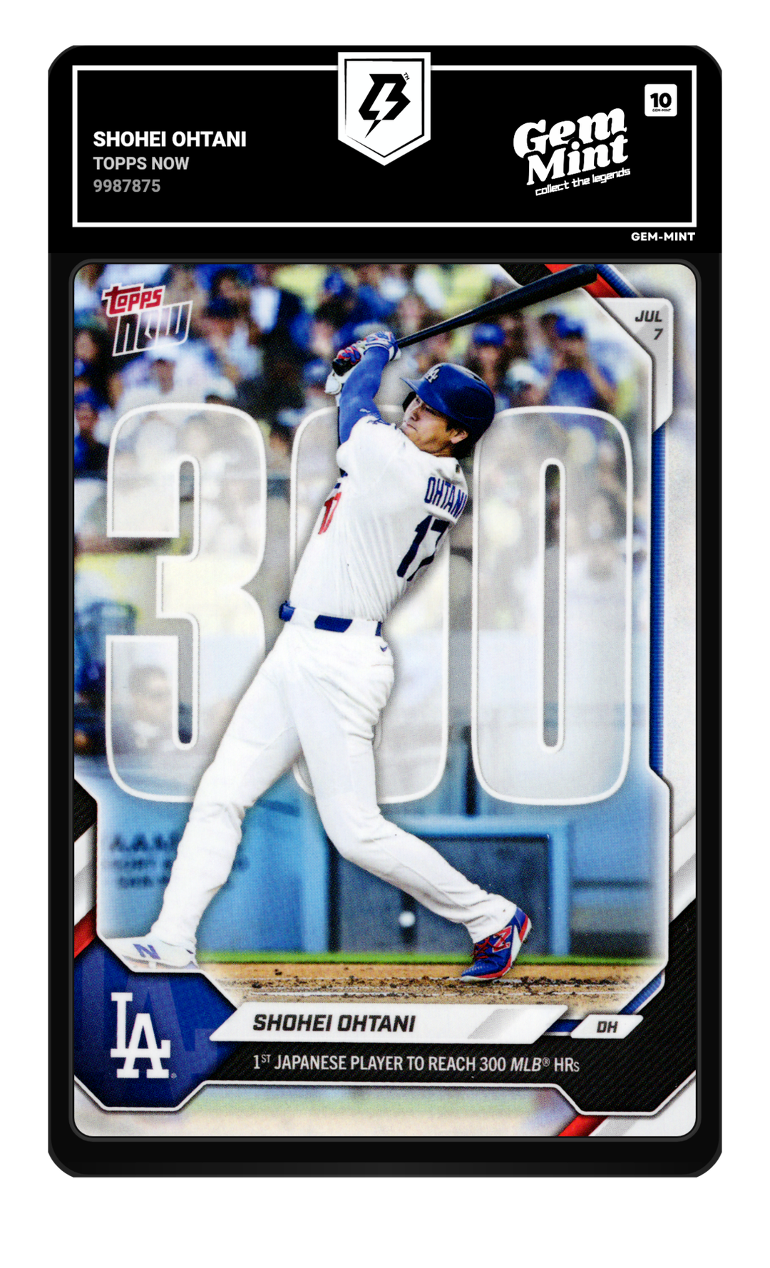 Shohei Ohtani graded Gem Mint 10