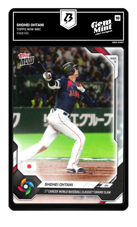 Shohei Ohtani 2026 Topps Now WBC graded Gem Mint 10 by TradingCard360